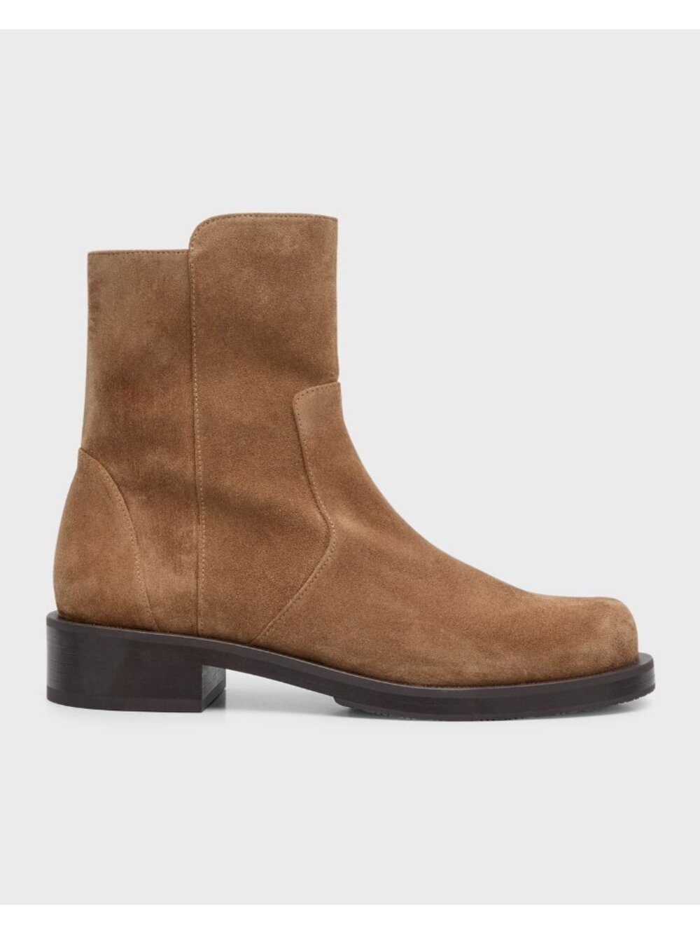 Stuart Weitzman Womens 5050 Bold Zip Bite Ankle Boots Khaki Size 6.5B NWB